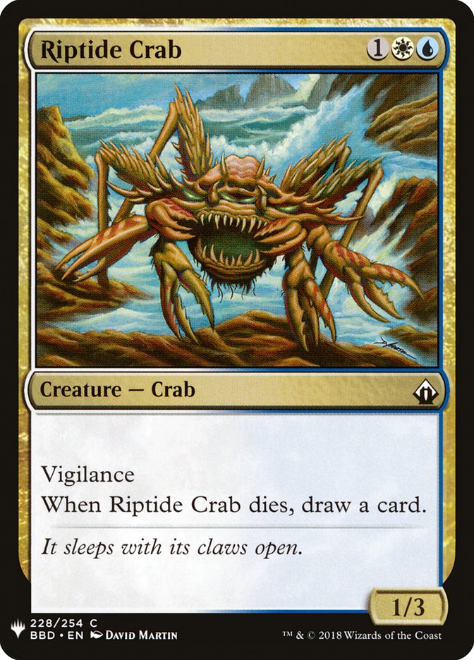 Riptide Crab [Mystery Booster] | Magic Magpie