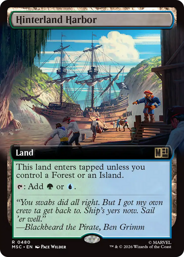 Hinterland Harbor (Extended Art) [Marvel Super Heroes Commander] | Magic Magpie