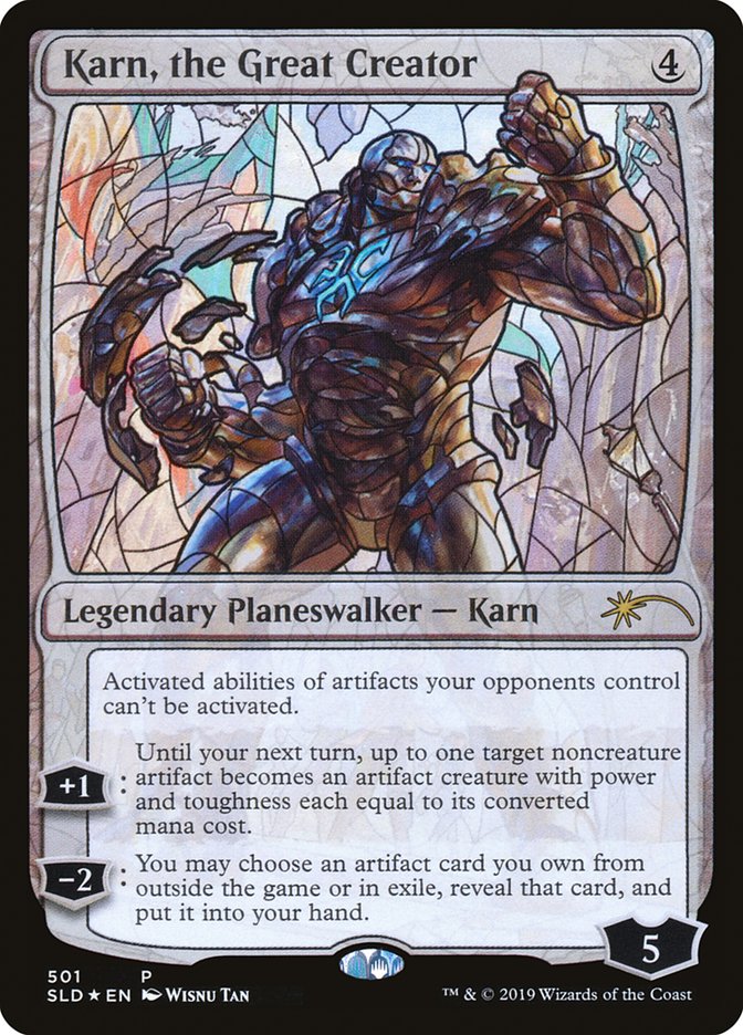 Karn, the Great Creator (Stained Glass) [Secret Lair Drop Promos] | Magic Magpie