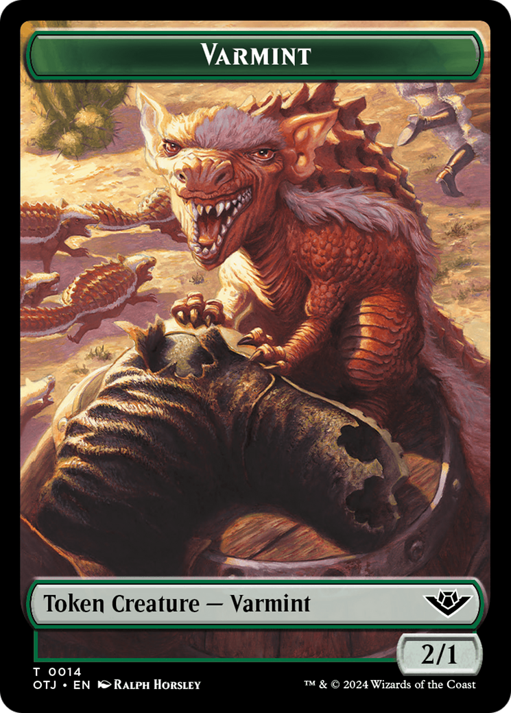 Varmint Token [Outlaws of Thunder Junction Tokens] | Magic Magpie