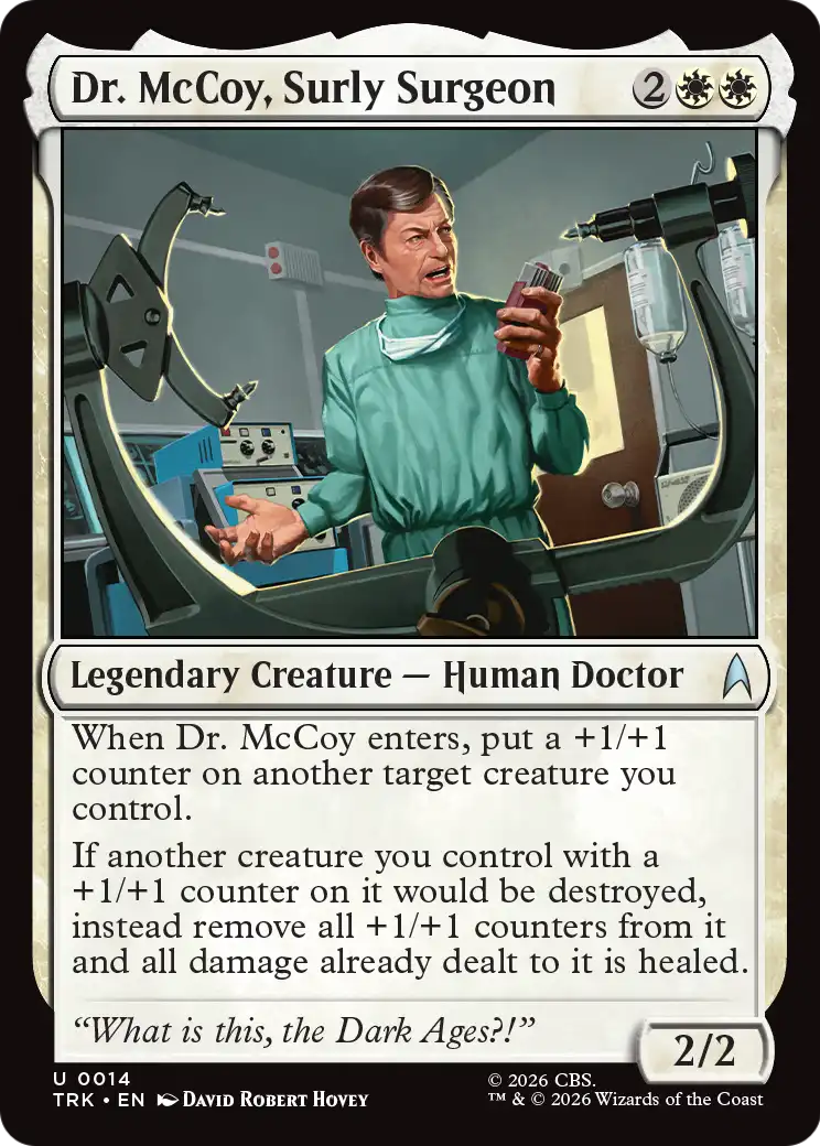 Dr. McCoy, Surly Surgeon [Star Trek] | Magic Magpie