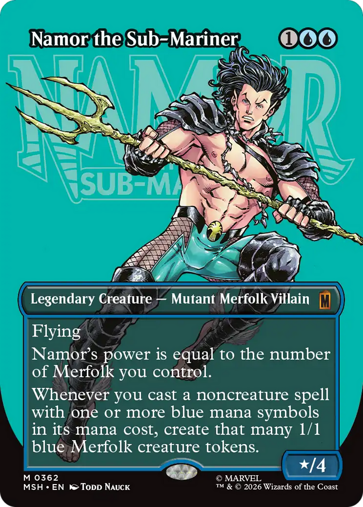 Namor the Sub-Mariner (Borderless) [Marvel Super Heroes] | Magic Magpie