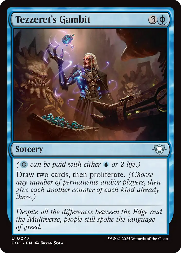 Tezzeret's Gambit [Edge of Eternities Commander] | Magic Magpie
