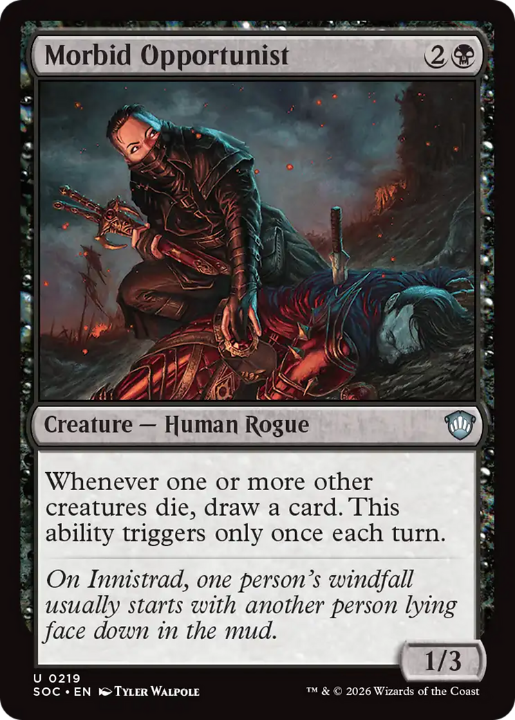 Morbid Opportunist [Secrets of Strixhaven Commander] | Magic Magpie
