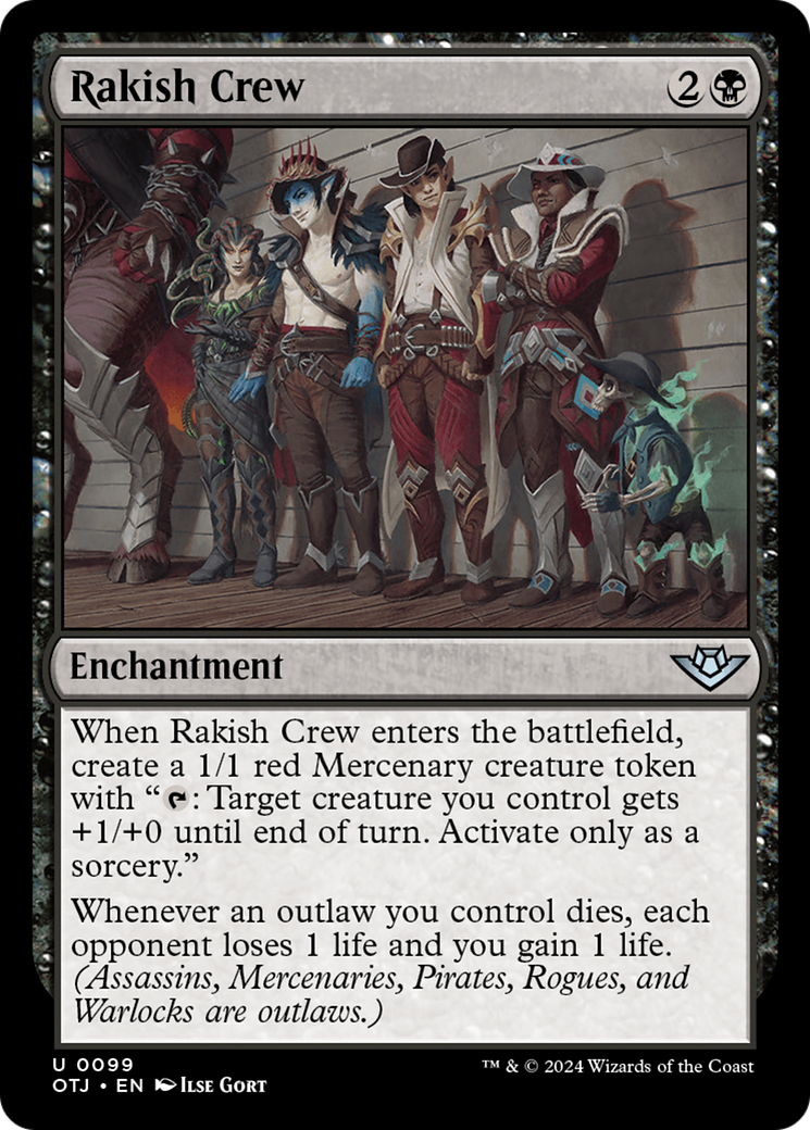 Rakish Crew [Outlaws of Thunder Junction] | Magic Magpie