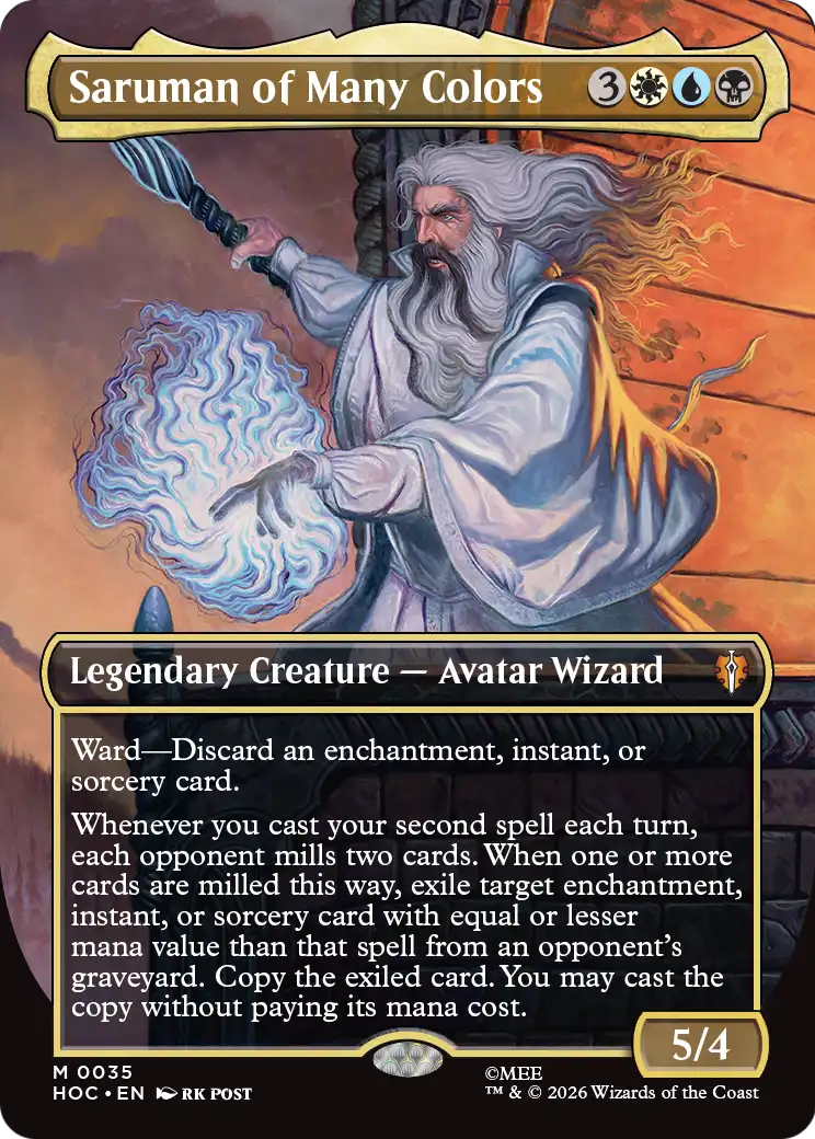 Saruman of Many Colors (Borderless) [The Hobbit: Eternal-Legal] | Magic Magpie