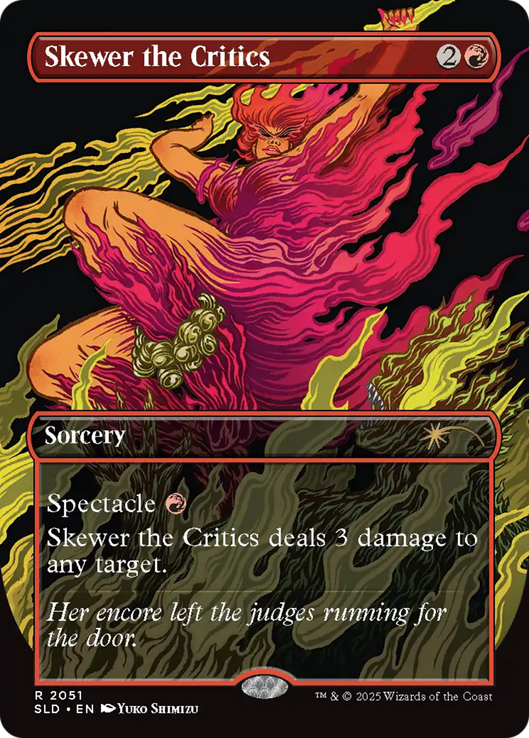 Skewer the Critics (2051) [Secret Lair Drop Series] | Magic Magpie