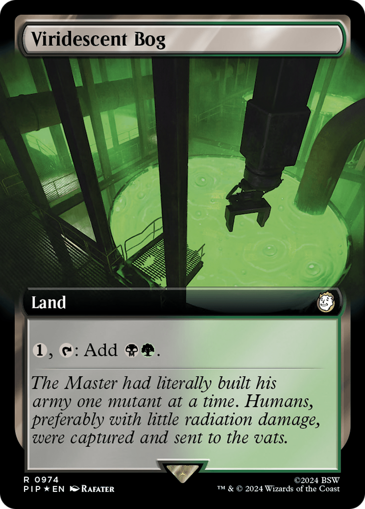 Viridescent Bog (Extended Art) (Surge Foil) [Fallout] | Magic Magpie