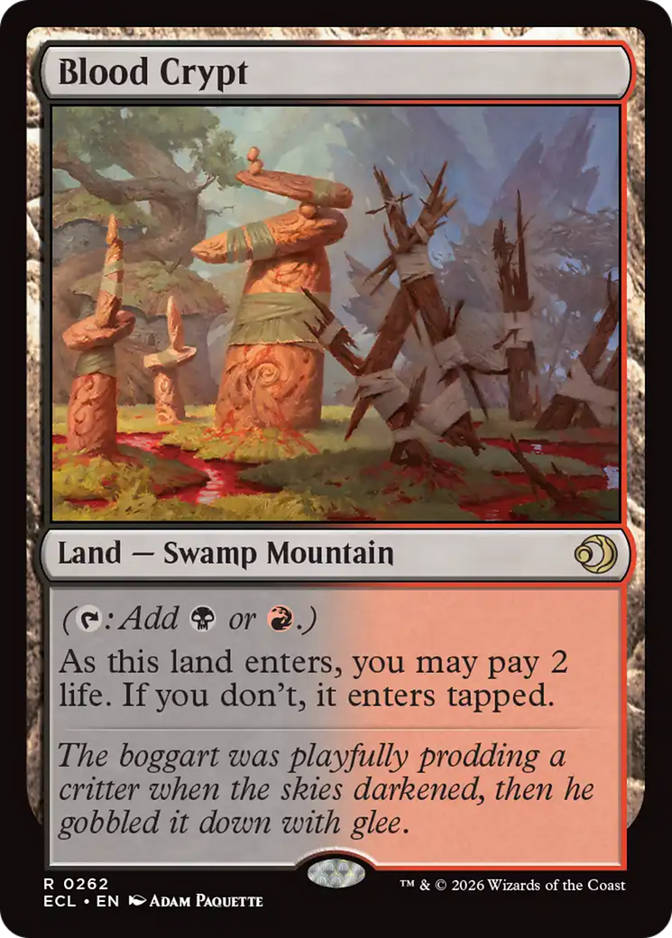 Blood Crypt [Lorwyn Eclipsed] | Magic Magpie