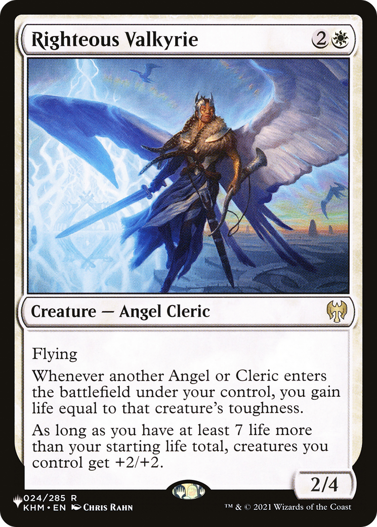 Righteous Valkyrie [Secret Lair: Angels] | Magic Magpie