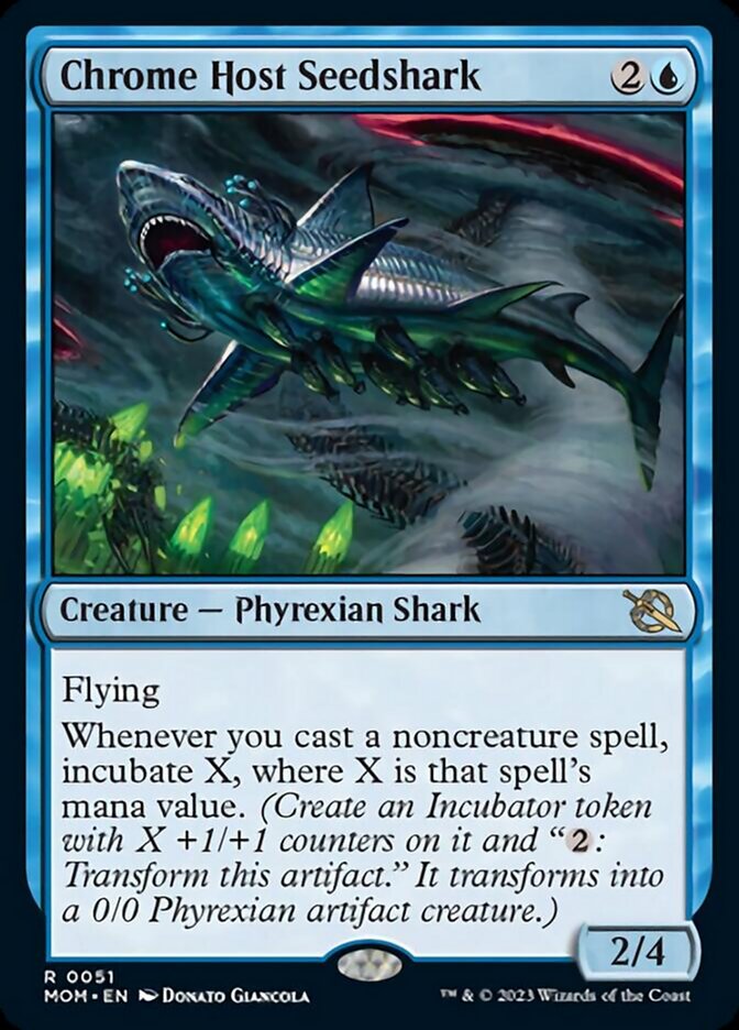 Chrome Host Seedshark [March of the Machine] | Magic Magpie