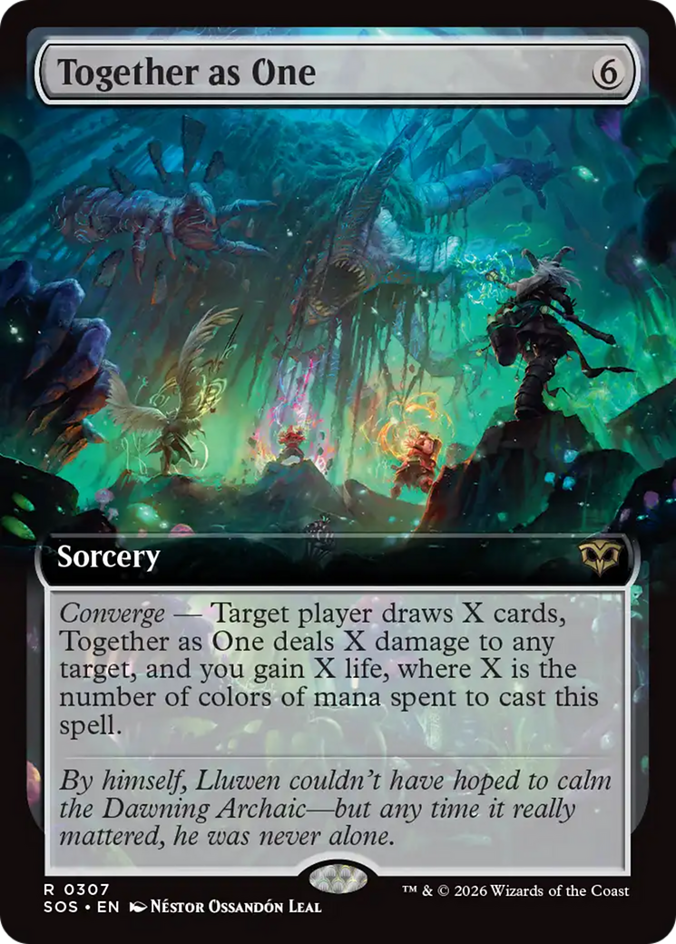 Together as One (Extended Art) [Secrets of Strixhaven] | Magic Magpie