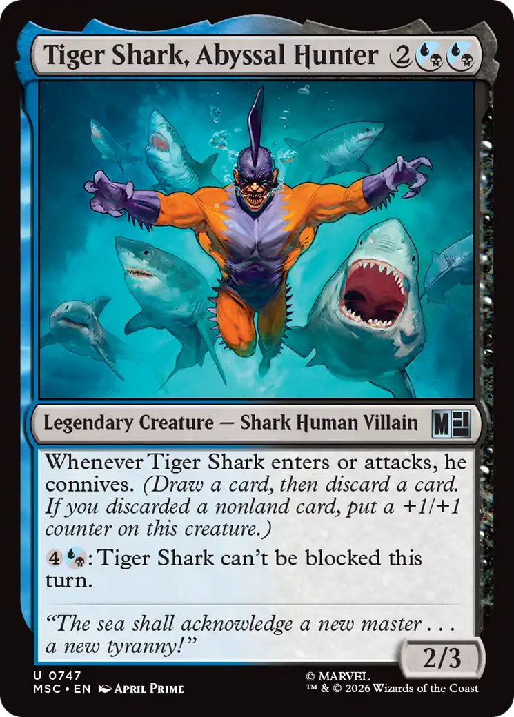Tiger Shark, Abyssal Hunter [Marvel Super Heroes Commander] | Magic Magpie