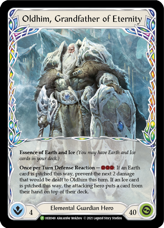 Oldhim, Grandfather of Eternity [HER048] (Promo)  Rainbow Foil | Magic Magpie