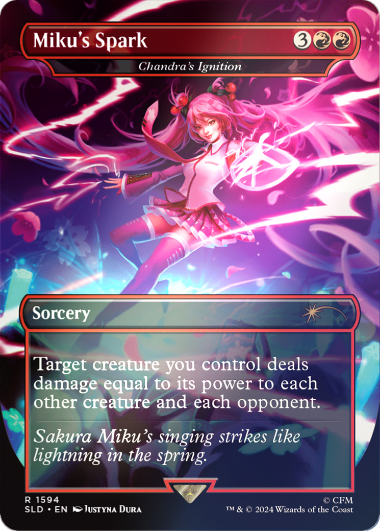 Miku's Spark - Chandra's Ignition (Rainbow Foil) [Secret Lair Drop Series] | Magic Magpie