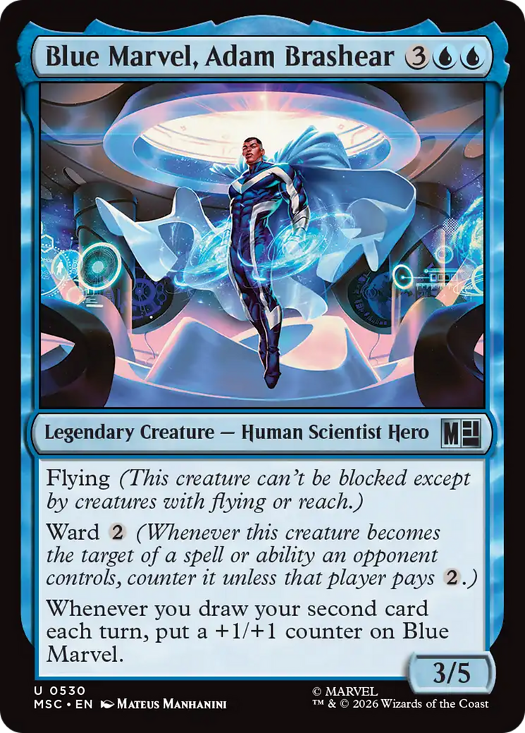 Blue Marvel, Adam Brashear [Marvel Super Heroes Commander] | Magic Magpie