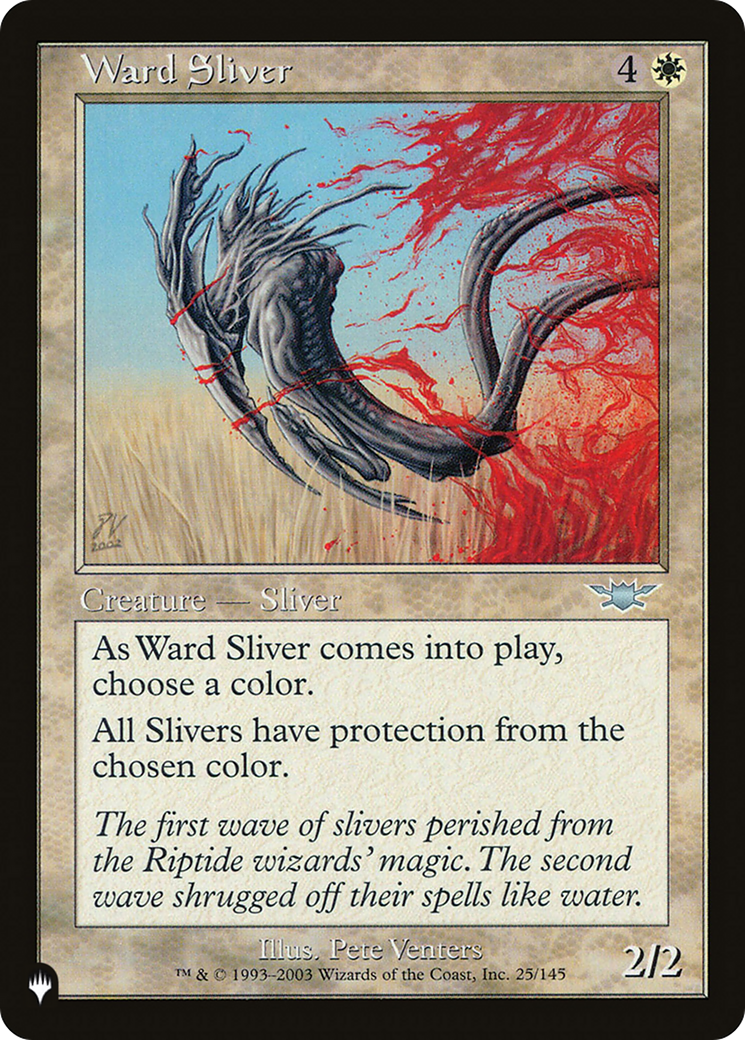 Ward Sliver [The List Reprints] | Magic Magpie