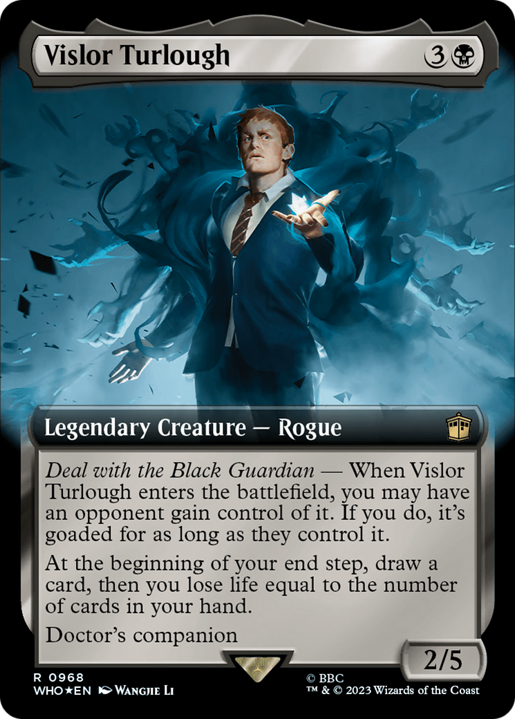 Vislor Turlough (Extended Art) (Surge Foil) [Doctor Who] | Magic Magpie