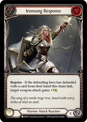 Ironsong Response (Red) [U-WTR132] (Welcome to Rathe Unlimited)  Unlimited Rainbow Foil | Magic Magpie
