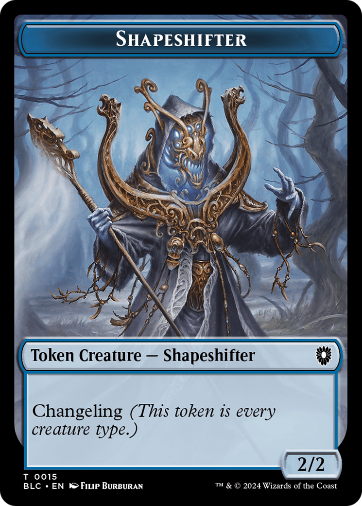 Pest // Shapeshifter Double-Sided Token [Bloomburrow Commander Tokens] | Magic Magpie