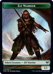 Elf Warrior // Angel Warrior Double-Sided Token [Kaldheim Tokens] | Magic Magpie
