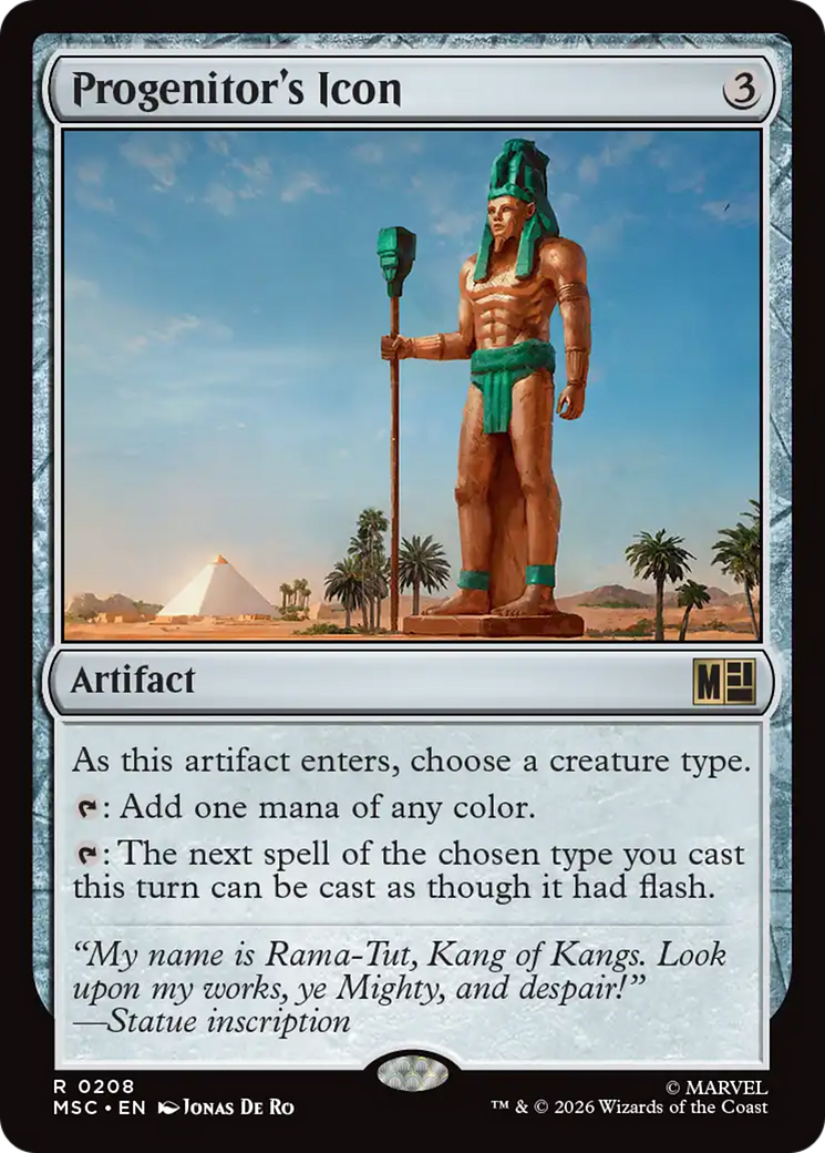 Progenitor's Icon (Surge Foil) [Marvel Super Heroes Commander] | Magic Magpie