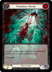 Predatory Streak (Red) [LGS122] (Promo)  Rainbow Foil | Magic Magpie