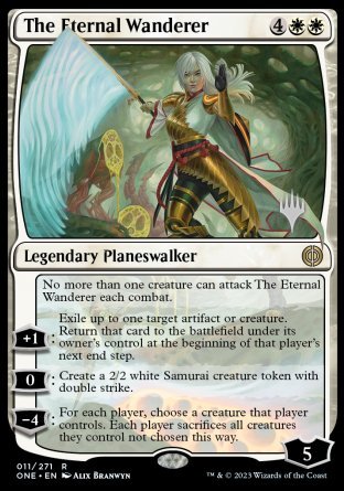 The Eternal Wanderer (Promo Pack) [Phyrexia: All Will Be One Promos] | Magic Magpie