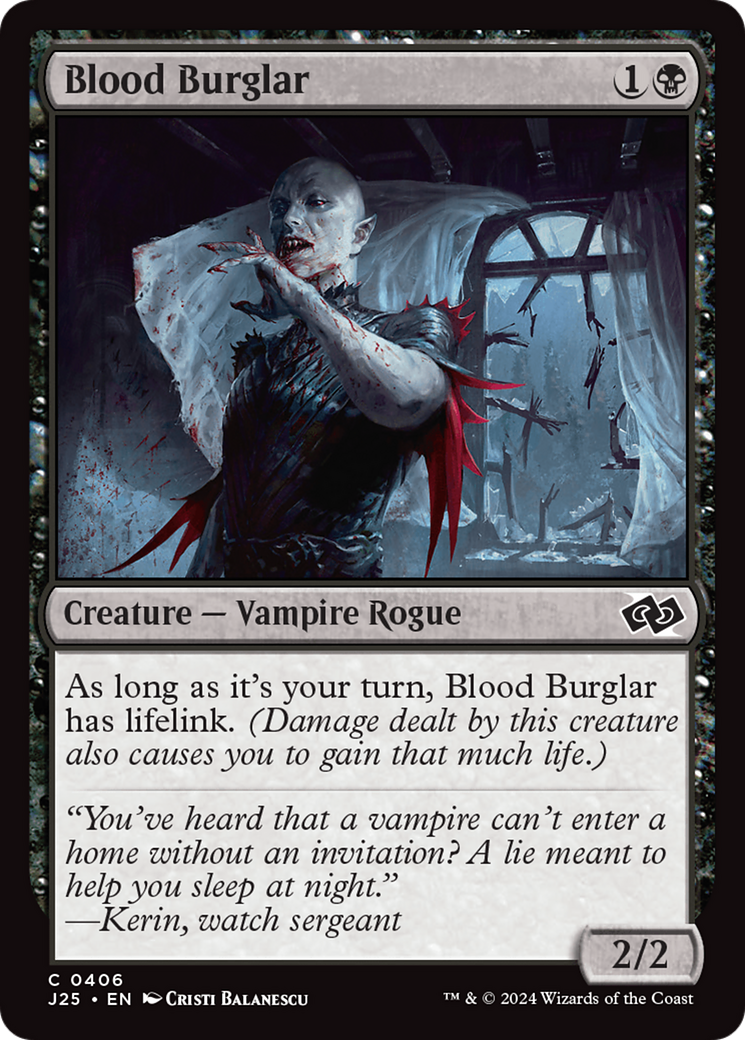 Blood Burglar [Foundations Jumpstart] | Magic Magpie