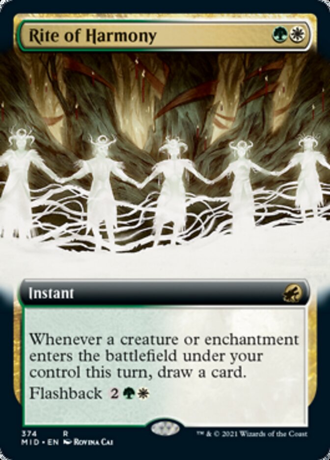 Rite of Harmony (Extended Art) [Innistrad: Midnight Hunt] | Magic Magpie