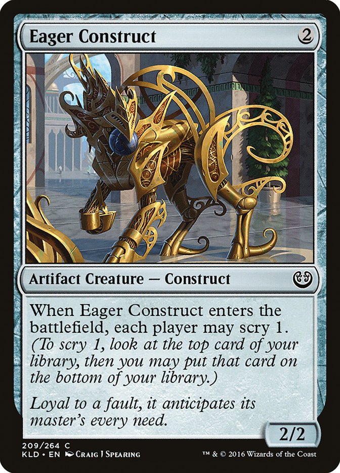 Eager Construct [Kaladesh] | Magic Magpie