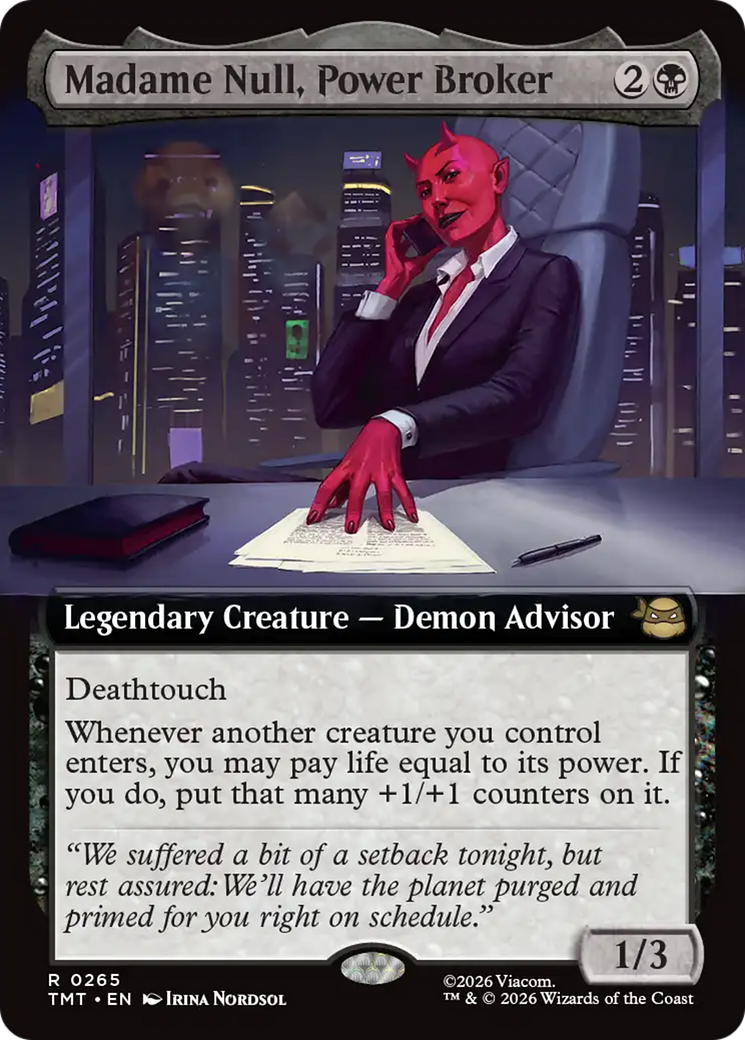 Madame Null, Power Broker (Extended Art) [Teenage Mutant Ninja Turtles] | Magic Magpie