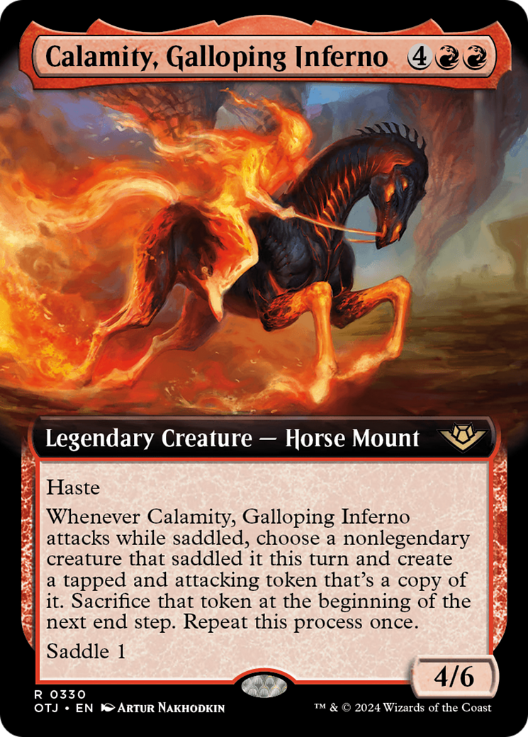 Calamity, Galloping Inferno (Extended Art) [Outlaws of Thunder Junction] | Magic Magpie