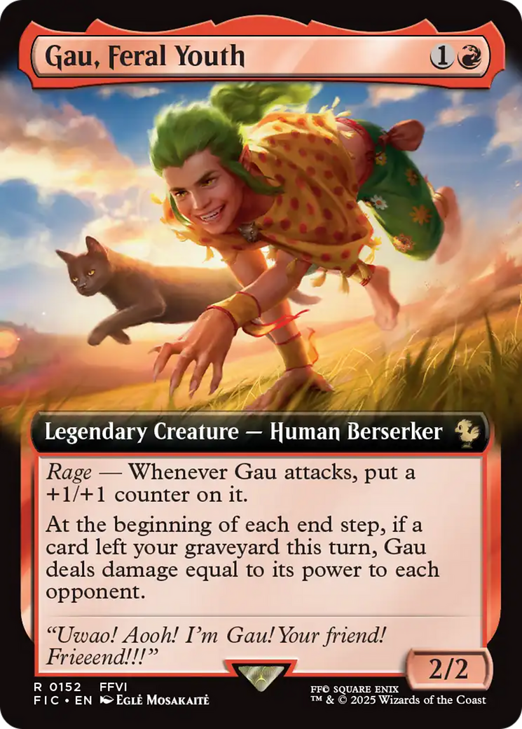 Gau, Feral Youth (Extended Art) [FINAL FANTASY Commander] | Magic Magpie