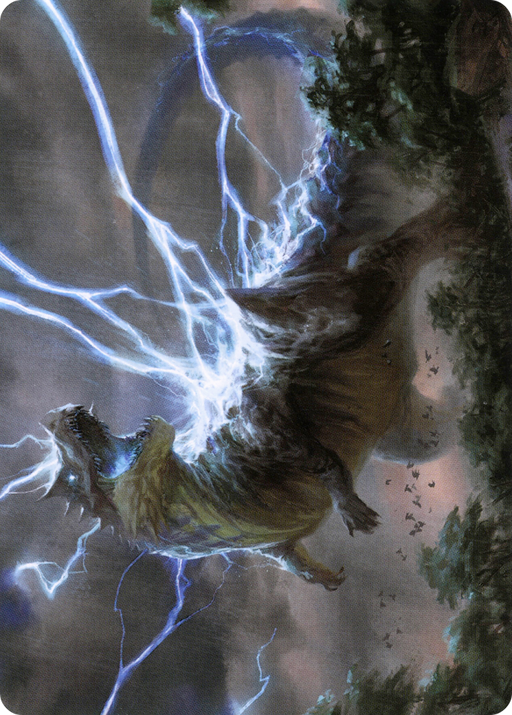 Thrasta, Tempest's Roar Art Card (41) [Modern Horizons 2 Art Series] | Magic Magpie