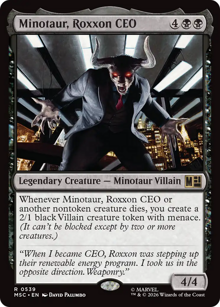 Minotaur, Roxxon CEO [Marvel Super Heroes Commander] | Magic Magpie