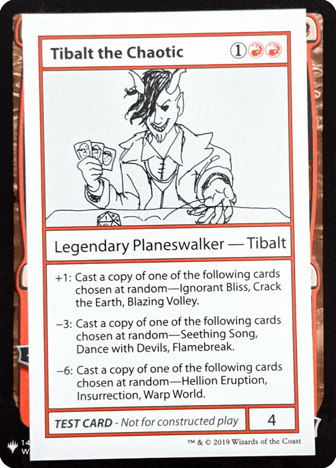 Tibalt the Chaotic [Mystery Booster Playtest Cards] | Magic Magpie