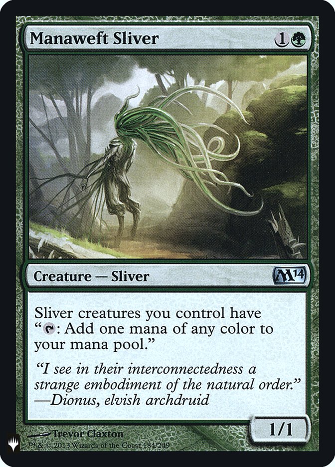 Manaweft Sliver [Mystery Booster] | Magic Magpie