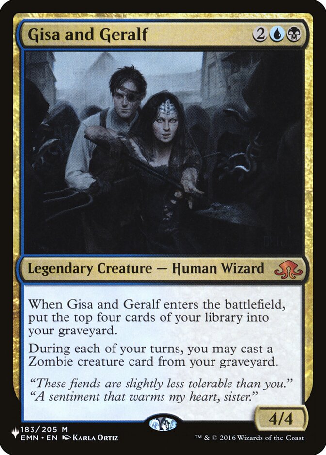 Gisa and Geralf [The List] | Magic Magpie