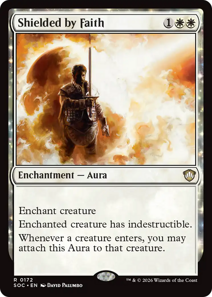 Shielded by Faith [Secrets of Strixhaven Commander] | Magic Magpie