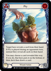 Pry (Blue) [EVR130] (Everfest)  1st Edition Rainbow Foil | Magic Magpie