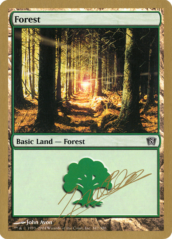 Forest (jn347) (Julien Nuijten) [World Championship Decks 2004] | Magic Magpie