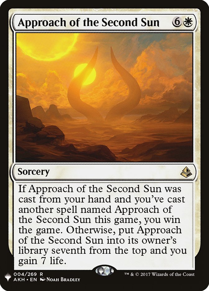 Approach of the Second Sun [Mystery Booster] | Magic Magpie