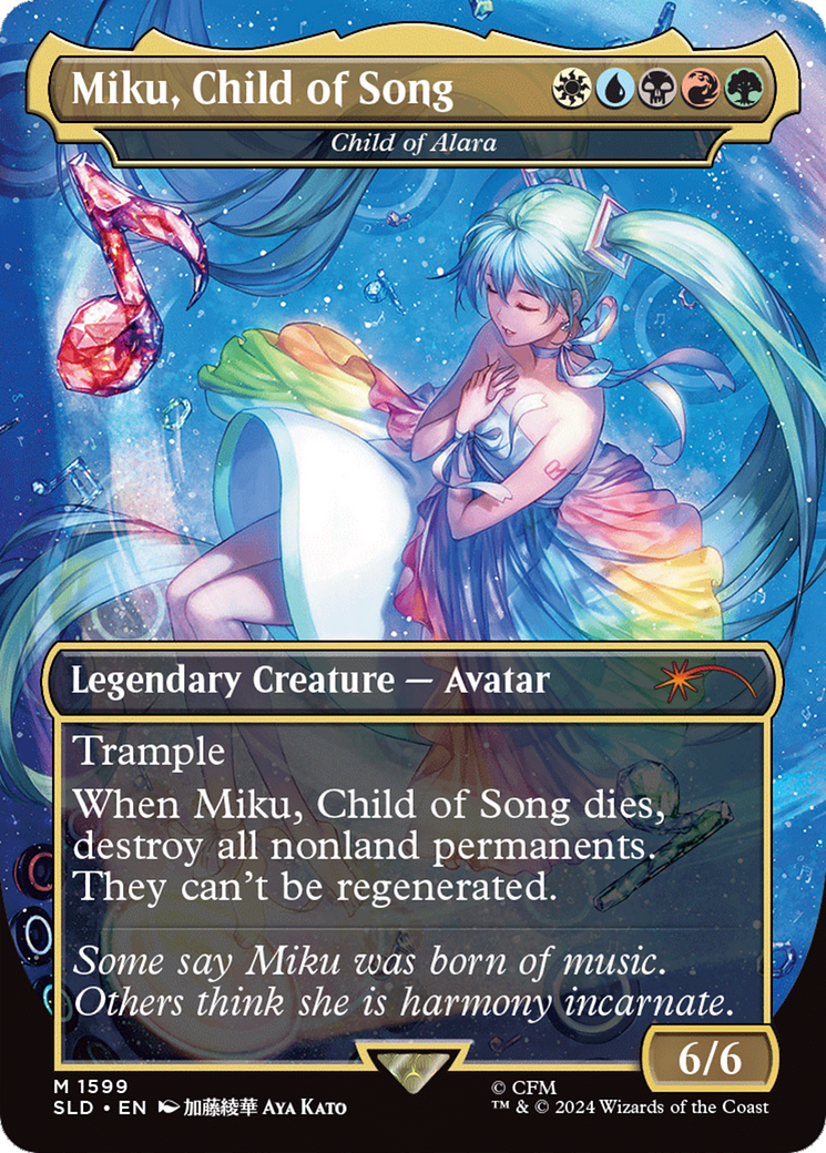 Miku, Child of Song - Child of Alara [Secret Lair Drop Series] | Magic Magpie