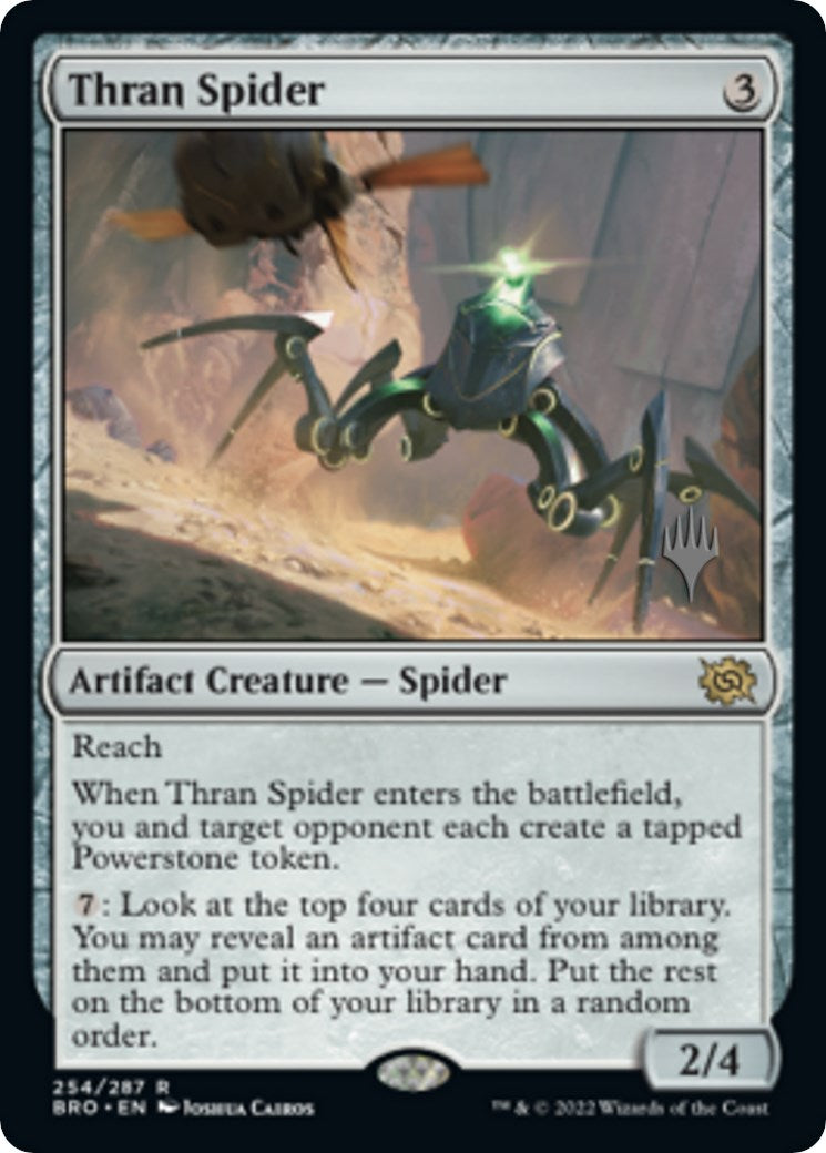 Thran Spider (Promo Pack) [The Brothers' War Promos] | Magic Magpie