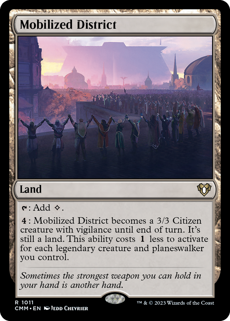 Mobilized District [Commander Masters] | Magic Magpie