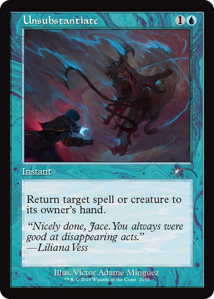 Unsubstantiate (Retro Frame) [Secret Lair Drop Series] | Magic Magpie