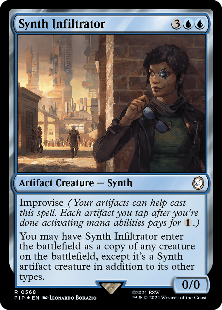 Synth Infiltrator (Surge Foil) [Fallout] | Magic Magpie