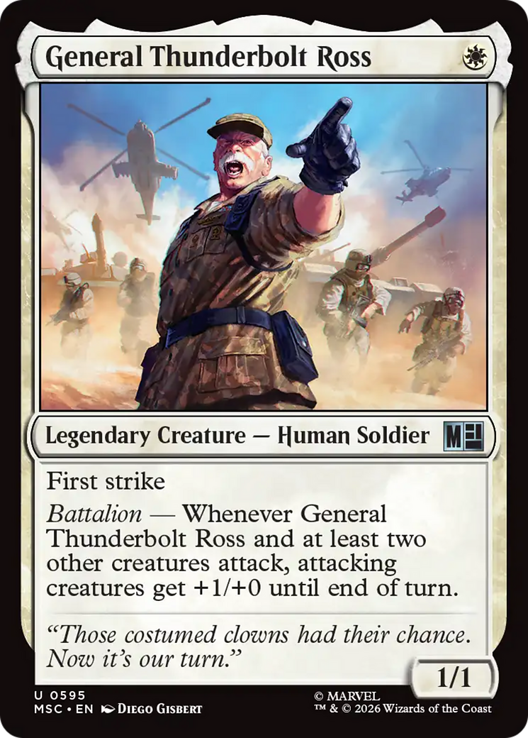General Thunderbolt Ross [Marvel Super Heroes Commander] | Magic Magpie