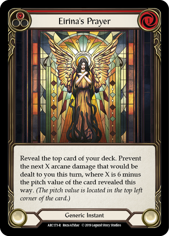 Eirina's Prayer (Red) [ARC173-R] (Arcane Rising)  1st Edition Normal | Magic Magpie